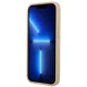 Guess Saffiano Triangle Logo vāciņš Apple iPhone 13 Pro / 13, bēšs