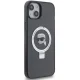 Karl Lagerfeld iPhone 15 vāciņš Magsafe Ringstand, melns