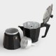 Moka Pot Espresso Coffee Maker 300ml - 6 Cup, Black