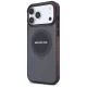 Чехол Mercedes AMG для iPhone 18 Pro Max / 17 Pro Max MagSafe Bicolor, черный/бордовый