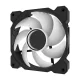 Darkflash DR08 3-in-1 120mm PWM A-RGB datora dzesēšanas ventilatori melni