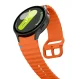 Tech-Protect Silicone Sport Strap for Samsung Galaxy Watch 4 / 5 / 6 / 7 / FE, Orange