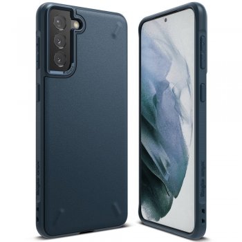 Samsung Galaxy S21+ Plus (SM-G996B) Ringke Onyx Durable TPU Case Cover, Blue | Telefona Vāciņš Maciņš Bampers Apvalks
