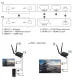 Bezvadu HDMI pagarinātājs 200m, 1080P, ar Loop-Out