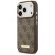 Guess 4G Logo Plate MagSafe Phone Case Cover iPhone 17 Pro - brown