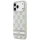 DKNY Checkered with Printed Stripes vāciņš priekš iPhone 17 Pro Max, bēšs