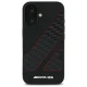 Mercedes AMG iPhone 16 Case Checkered Flag Pattern MagSafe, Black