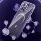 Kingxbar Ice Crystal Series MagSafe vāciņš iPhone 14 Plus, sudraba