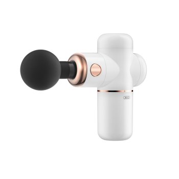 Masāžas pistole XO FG01 muskuļu atslābināšanai un atjaunošanai, balts