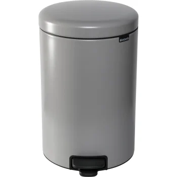Мусорное ведро с педалью Brabantia NewIcon 20 л, Soft Grey