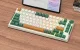 Royal Kludge RKH81 LED RGB Bezvadu mehāniskā spēļu tastatūra klaviatūra, Sky Cyan switch, zaļš| Wireless...