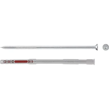Fischer DuoXpand 10x200 T Frame Plug with Countersunk Screw, 50 pcs