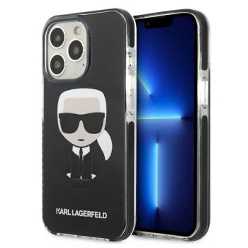 Чехол Karl Lagerfeld Ikonik Karl для iPhone 13 Pro / 13, Черный