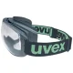 Закрытые защитные очки Uvex megasonic planet, UV 400, антрацит/зеленый