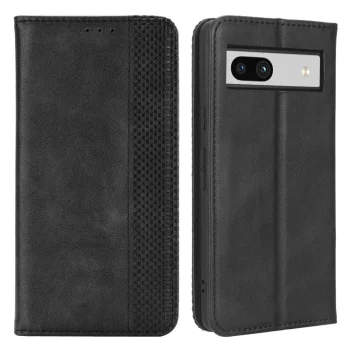 Google Pixel 7a Wallet Design Card Slots Leather Phone Case Cover, Black | Telefona Vāciņš Maciņš Apvalks...