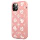 Guess iPhone 12 Pro Max vāciņš Peony Collection rozā