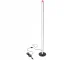 LED Floor Lamp 100cm, 3 Light Colors, Dimmable, Black