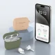 Tech-Protect Apple AirPods Pro 1 / 2 maciņš Silicone Hook, bēšs