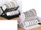 Two-Tier Dish Drainer with Tray, Foldable