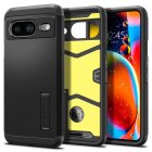 Google Pixel 8 Spigen Tough Armor Case Cover, Black | Telefona Vāciņš Maciņš Maks Apvalks Bampers