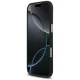 Guess iPhone 17 Air vāciņš 4G PU Leather Case with Triangle Logo, melns