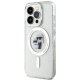Karl Lagerfeld iPhone 15 Pro Case Karl&Choupette Glitter MagSafe, Transparent