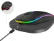 Bezvadu optiskā 2.4 GHz Bluetooth slim datora pele klēpjdatoram, melna