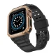 Ремешок с чехлом Protect Strap Band для Apple Watch 38/40/41mm, Черный/Розовое...