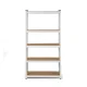 Humberg 4844 metāla noliktavas plaukts, 180 x 90 x 30 cm, balts