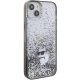 Apple iPhone 15 Plus 6.7\'\' Karl Lagerfeld Liquid Glitter Choupette Cover Case, Transparent | Telefona Vāciņš...