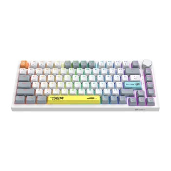 Mehāniskā spēļu tastatūra ONIKUMA G52, 82 taustiņi, RGB, melna