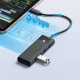 Orico PAPW4A-C3 USB centrmezgls 4x USB-A 3.0 0.15m, melns