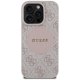 Чехол Guess 4G Circle Classic Logo MagSafe для iPhone 16 Pro Max - розовый