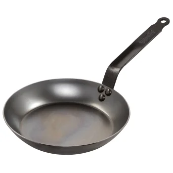 De Buyer Carbone Plus Lyonnaise Iron Frying Pan, 24 cm