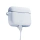 Силиконовый чехол 3mk для наушников Apple AirPods Pro 3, белый