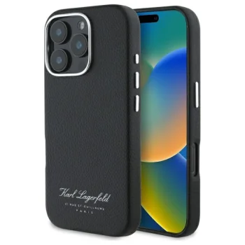Apple iPhone 16 Pro Max 6.9'' Karl Lagerfeld Hotel RSG Cover Case, Black | Telefona Vāciņš Maciņš Apvalks Bampers