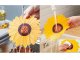 Silicone Placemat under Mugs Frying Pans Pots Vases, Sunflower
