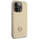 Guess iPhone 15 Pro Case 4G Metal Logo Strass, Gold
