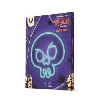 Неоновая LED вывеска Forever Light FPNE15 Graffiti Skull, Бирюзовая