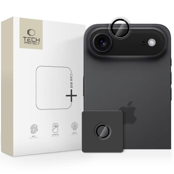 Tech-Protect Camring Fit+ kameras aizsargstikls iPhone 17 Air, caurspīdīgs