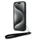 Чехол DKNY для iPhone 14 Pro Max Wrist Strap Stock Logo, черный