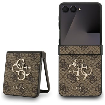 Guess Big 4G Logo Classic Logo vāciņš Samsung Galaxy Z Flip7 brūns