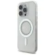 Чехол Guess IML Rhinestones MagSafe для iPhone 16 Pro Max Белый