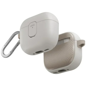 Uniq Clyde Lock Case maciņš Apple AirPods 4, Bēšs
