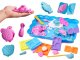 Kinētiskās smiltis ar piederumiem, radošs komplekts \"Fast food\"| Kinetic sand with accessories, creative set