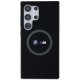 BMW Samsung Galaxy S24 Ultra vāciņš Silicone Printed Ring MagSafe, melns