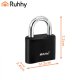 Ruhhy 4-Digit Combination Padlock 50mm Hardened Steel, Black