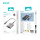 BWOO BZ64 USB-C karšu lasītājs SD / TF kartēm, pelēks