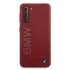 BMW Silicone Signature Logo vāciņš Samsung Galaxy S21+, sarkans
