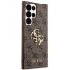 Guess 4G Big Metal Logo Case for Samsung Galaxy S24 Ultra Brown